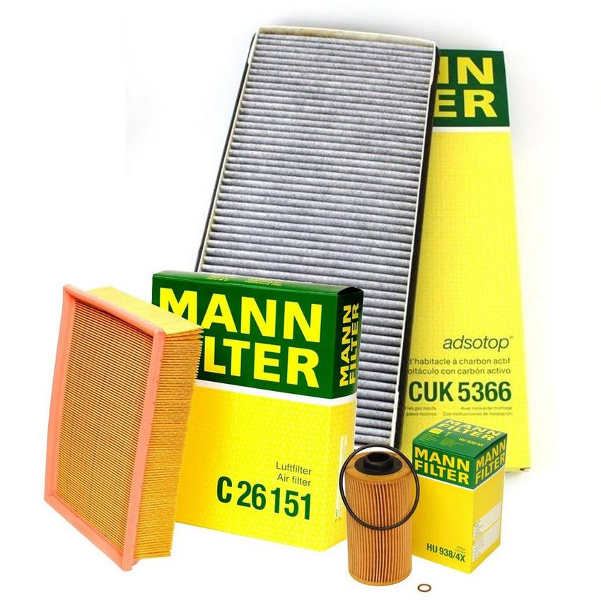 BMW Filter Service Kit LR032199 - MANN-FILTER 3724911KIT